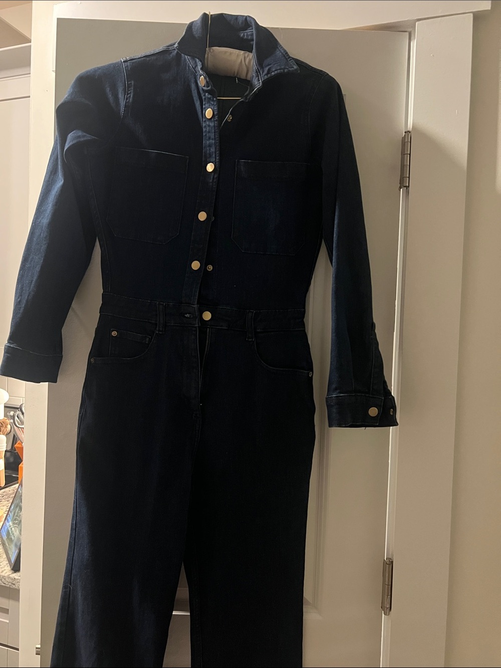 DL1961 Kids Dark Navy Denim Jumpsuit One-Piece